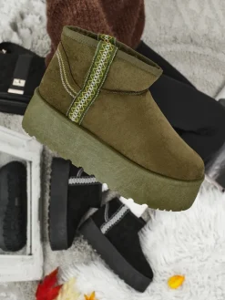 Krótkie buty a'la śniegowce damskie Althea