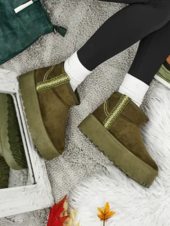 Krótkie buty a'la śniegowce damskie Althea