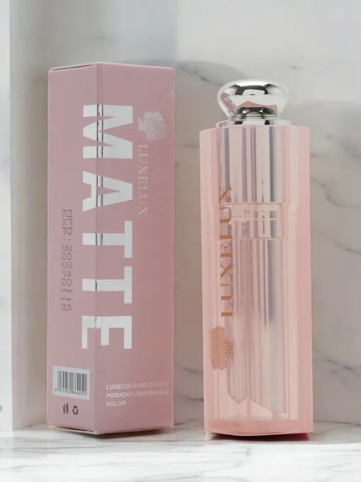 Luxelux Matte Nawilżająca pomadka zmieniająca kolor White 01 4g