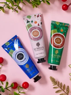 Luxelux Świąteczny zestaw kremów do rąk z serii botanicznej esencji 25g