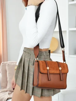 Mała damska torebka z eko skóryElore