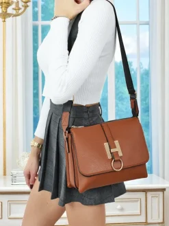 Mała damska torebka z eko skóry Luniva