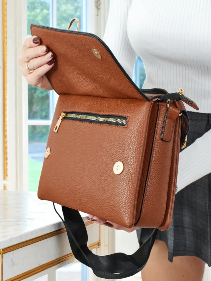 Mała damska torebka z eko skóry Luniva