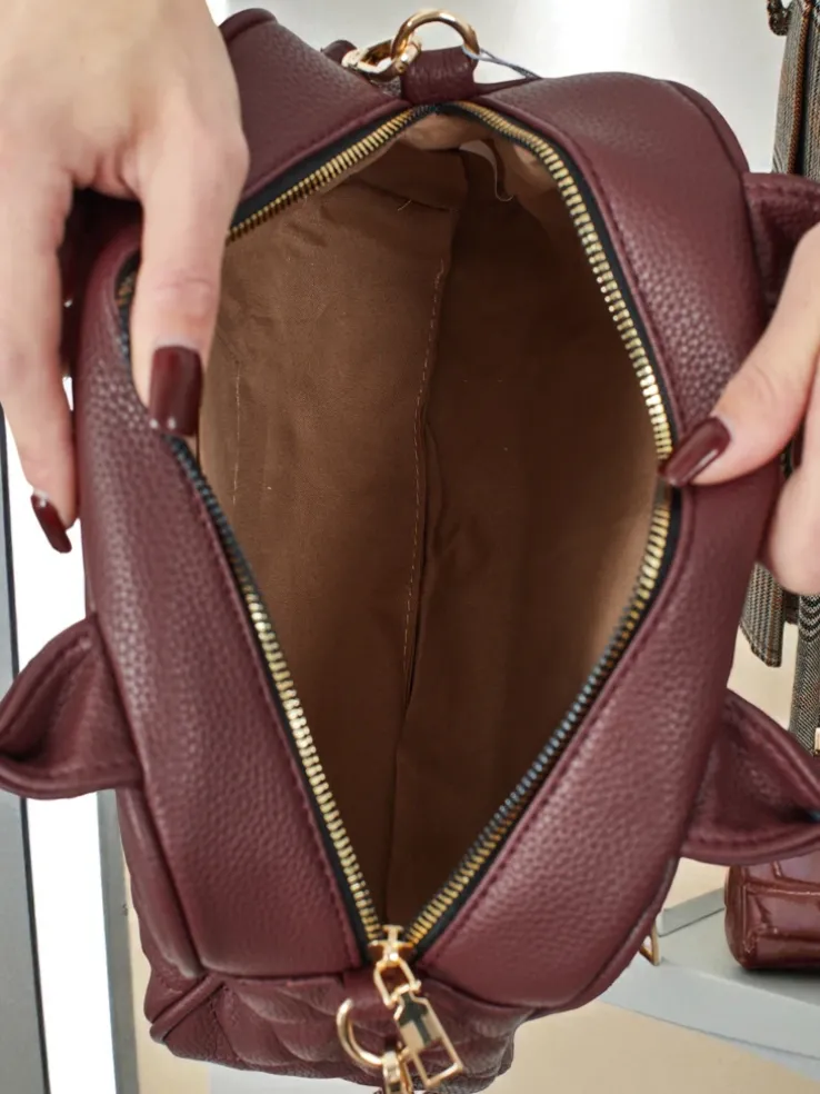 Mała damska torebka z eko skóry Laretta