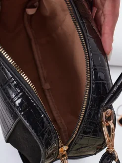 Mała damska torebka z eko skóry lakierowanej Lunar Space