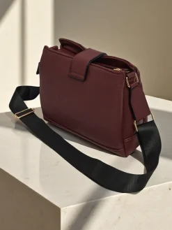 Mała pikowana torebka z miękkiej eko skóry Cinder Loom