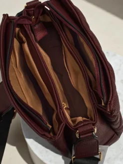 Mała pikowana torebka z miękkiej eko skóry Cinder Loom