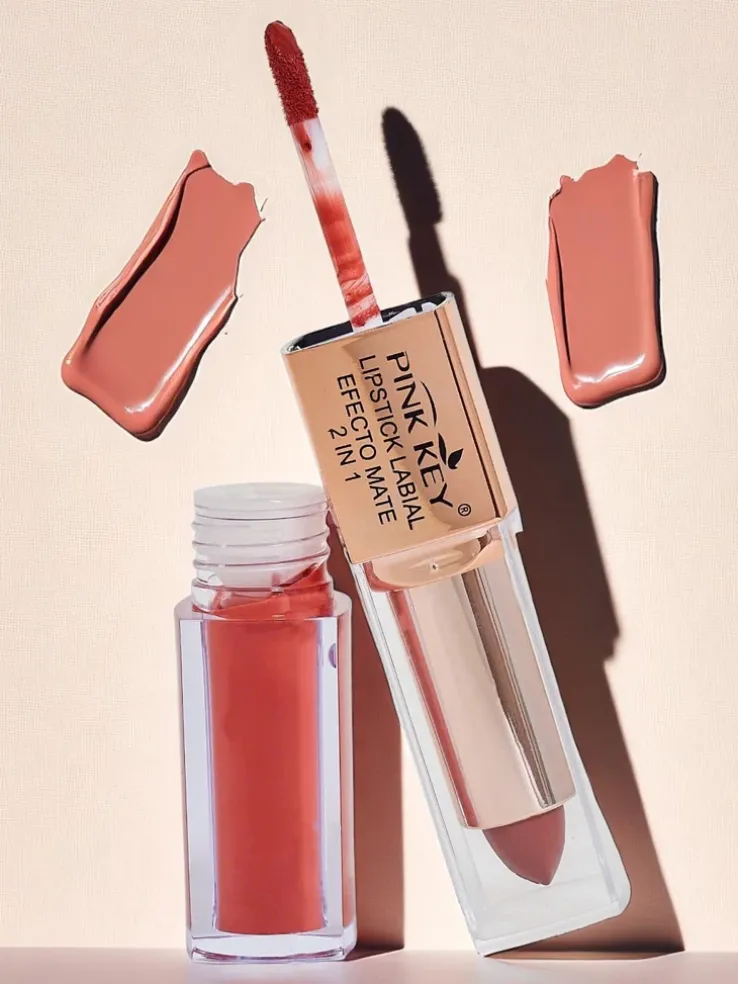 Matowa pomadka do ust w sztyfcie i w płynie 2w1 Cinnamon Latte