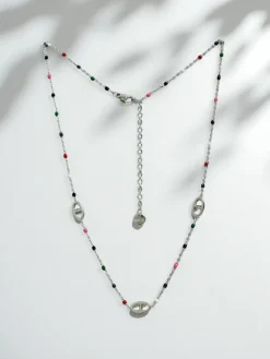 Naszyjnik Callista Colorato – stal szlachetna z kolorowymi koralikami