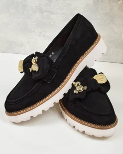 Nero Elegante Mokasyny z Ekologicznej Skóry