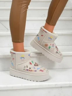 Śniegowce damskie na Grubej Podeszwie Lemuria Furrini