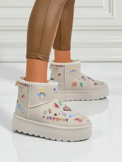 Śniegowce damskie na Grubej Podeszwie Lemuria Furrini