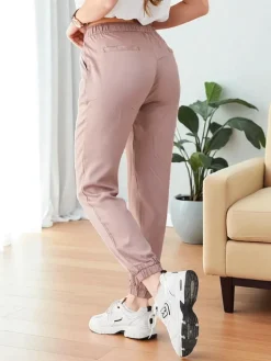 Pantaloni in Eleganza Lyocell Brązowy