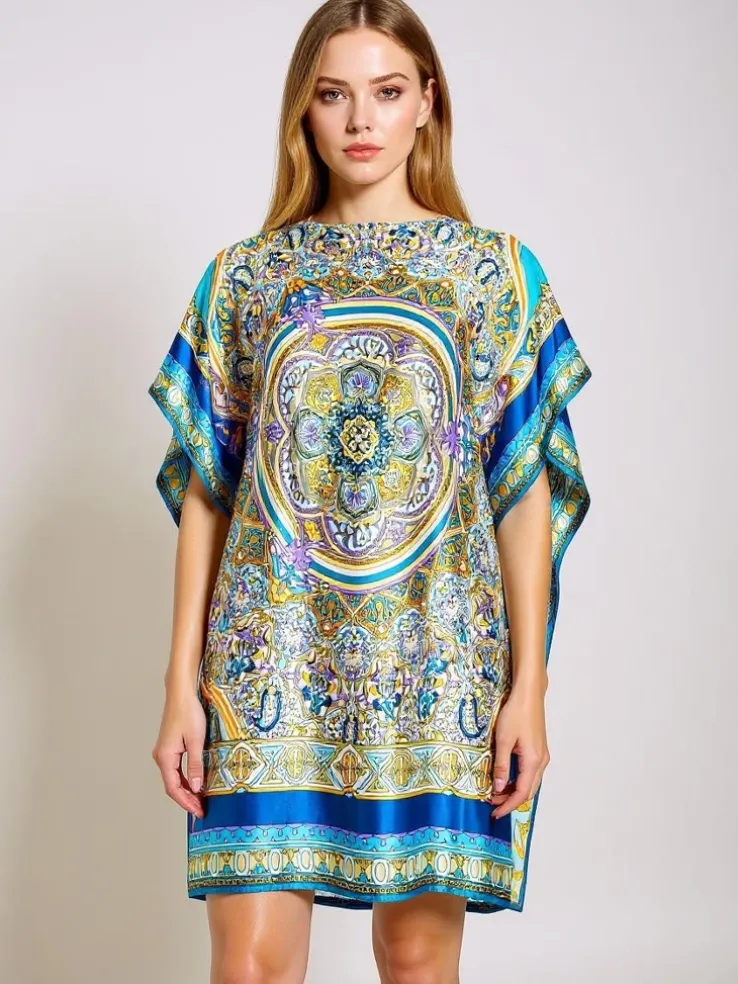 Pareo Afrodyta Royalfashion – kolorowe pareo do kolan inspirowane Italią