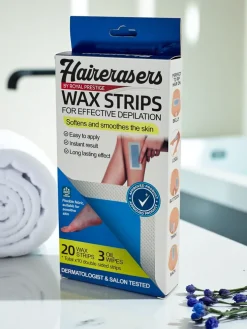 Plastry z woskiem do depilacji ciała