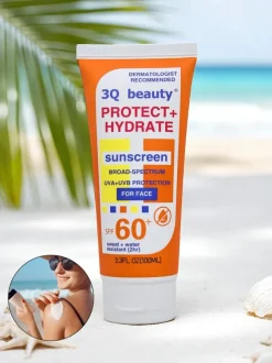 3Q Beauty Krem przeciwsłoneczny do twarzy wodoodporny 60 SPF