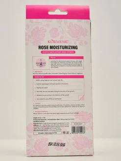 Różane plastry z woskiem do depilacji ciała 12 szt.