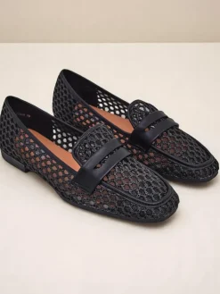 Royalfashion Ażurowe damskie mokasyny Azuros