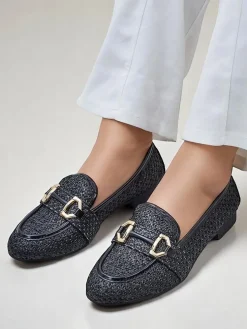 Royalfashion Ażurowe damskie mokasyny Sallim