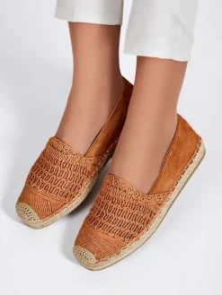 Royalfashion Ażurowe damskie espadryle Cetillad