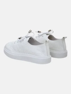 Royalfashion Ażurowe damskie sportowe półbuty sznurowane Vaned