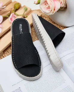 Royalfashion Ażurowe klapki damskie Ererra