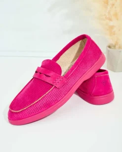 Royalfashion Ażurowe mokasyny damskie Sierro