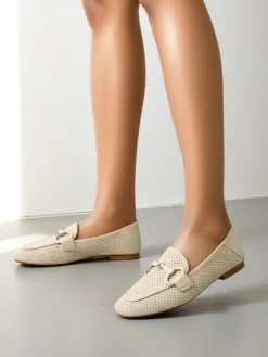 Royalfashion Ażurowe mokasyny damskie Laamba