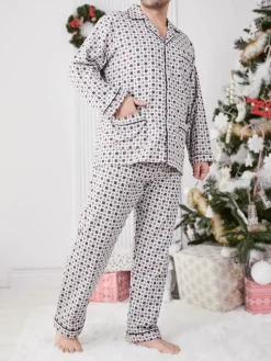 Royalfashion Bawełniana męska piżama 2- częściowa