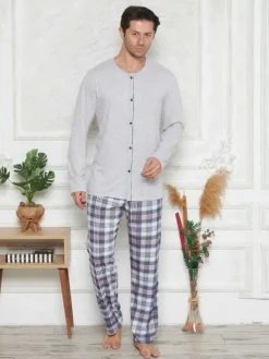 Royalfashion bawełniana męska piżama