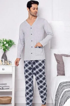 Royalfashion Bawełniana męska piżama