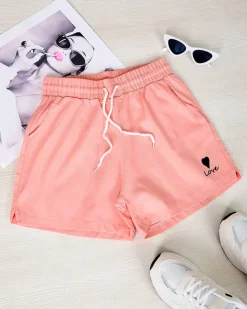 Royalfashion Bawełniane materiałowe krótkie spodenki damskie