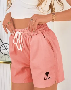 Royalfashion Bawełniane materiałowe krótkie spodenki damskie