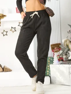 Royalfashion Bawełniane spodnie dresowe damskie