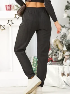 Royalfashion Bawełniane spodnie dresowe damskie
