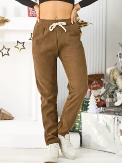 Royalfashion Bawełniane spodnie dresowe damskie