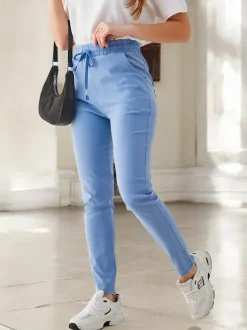 Royalfashion Bawełniane spodnie typu tregginsy damskie