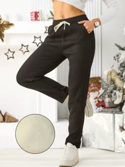 Royalfashion Bawełniane spodnie dresowe damskie