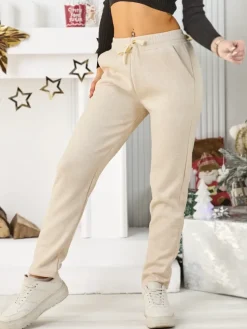 Royalfashion Bawełniane spodnie dresowe damskie