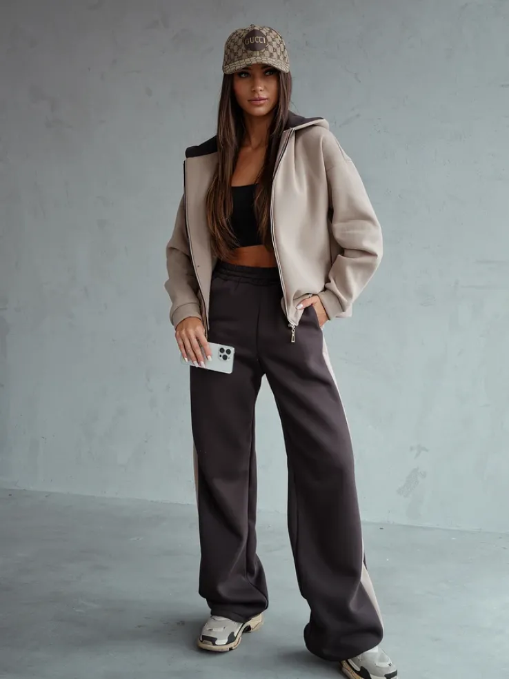 Royalfashion Bawełniany damski komplet dresowy