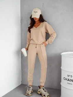 Royalfashion Bawełniany damski komplet casualowy