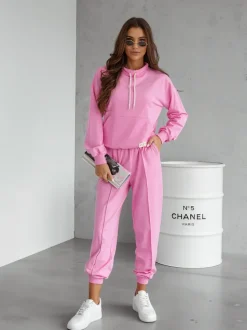 Royalfashion Bawełniany damski komplet casualowy