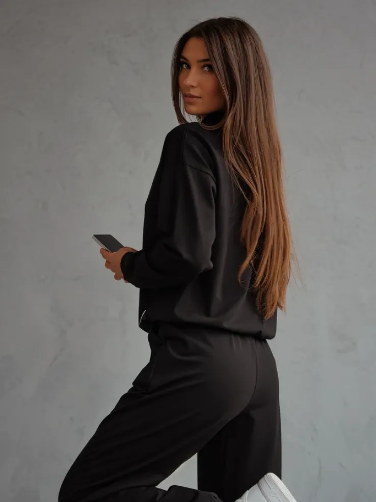 Royalfashion Bawełniany damski komplet casualowy