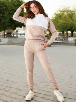 Royalfashion Bawełniany damski komplet dresowy