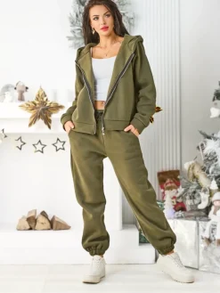 Royalfashion Bawełniany damski komplet dresowy