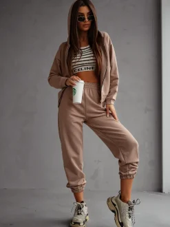 Royalfashion Bawełniany damski komplet dresowy