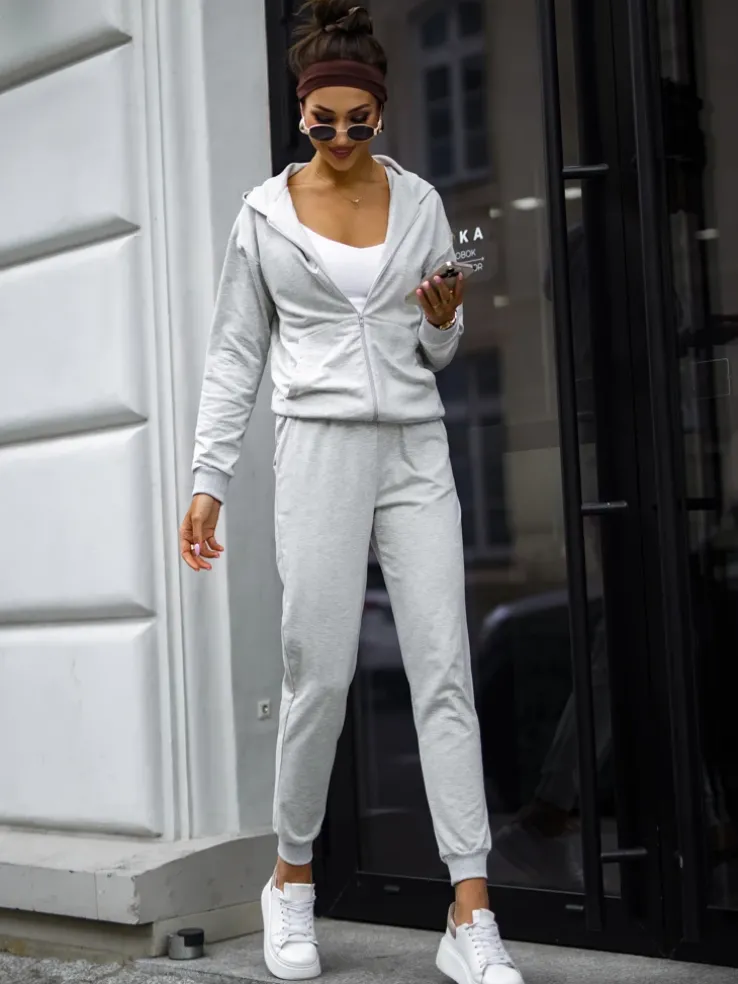 Royalfashion Bawełniany Damski komplet dresowy Casual Dres