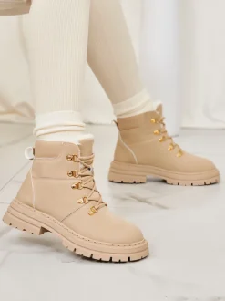 Royalfashion Beżowe trapery damskie Develier