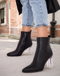 Royalfashion Botki damskie na słupku Ovnese