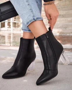 Royalfashion Botki damskie na słupku Ovnese